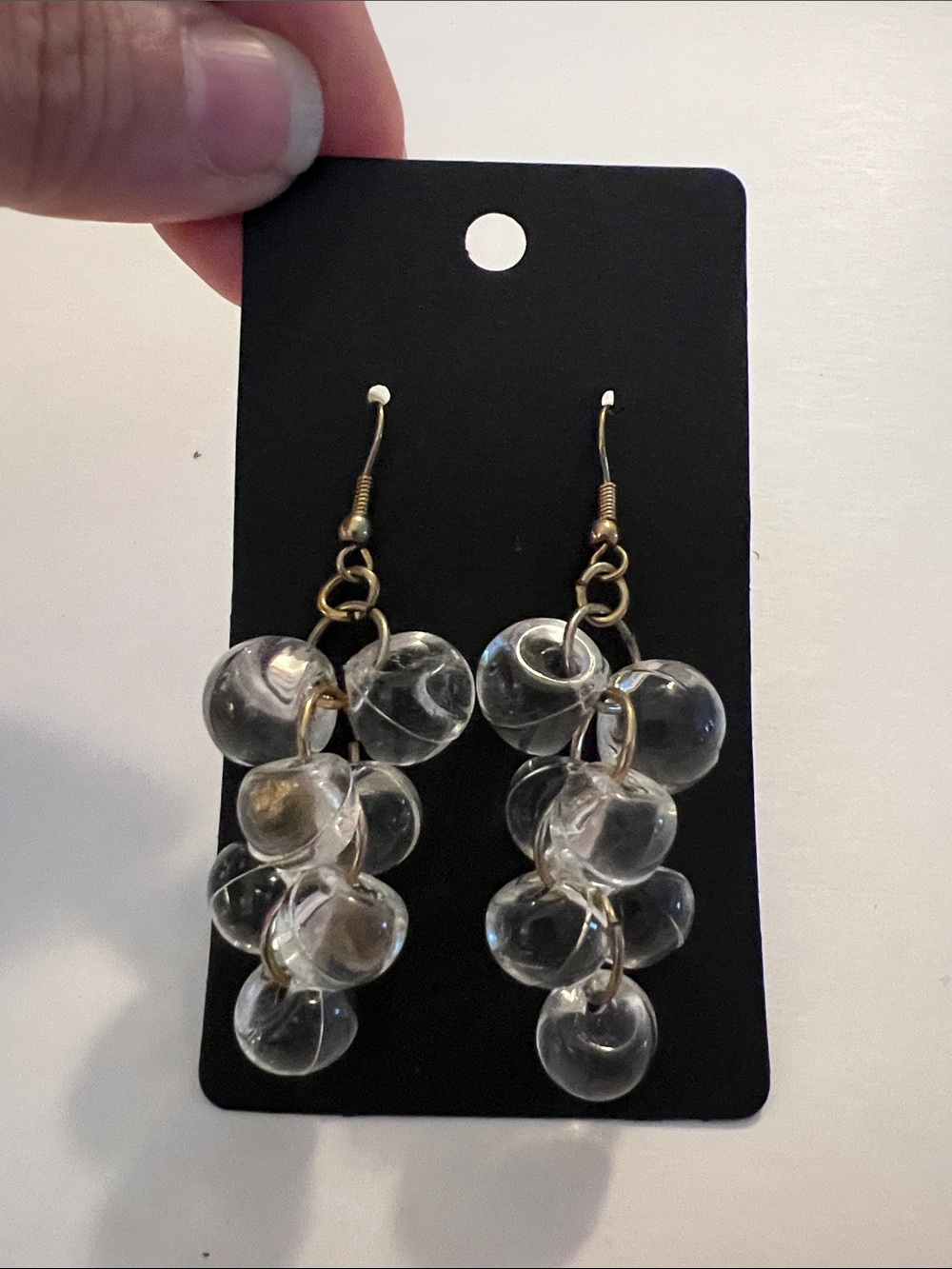 Clear Bubble Drop Earrings - Women Jewelry